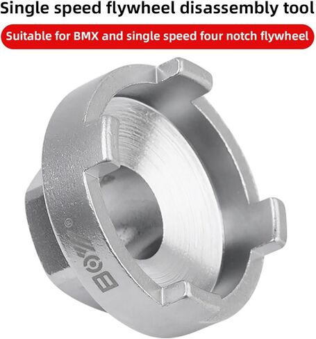 Sprocket Puller Tool 4 Notch Freewheel Remover Tool for BMX & Single Speed Bikes Compatible with Shimano Freewheel Removal Tool in Saudi Arabia