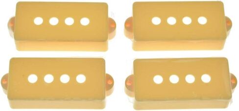Dopro 4-Pack P Bass Pickup Covers 4 String Bass Pickup Covers for Precision Bass P Bass Cream in Saudi Arabia
