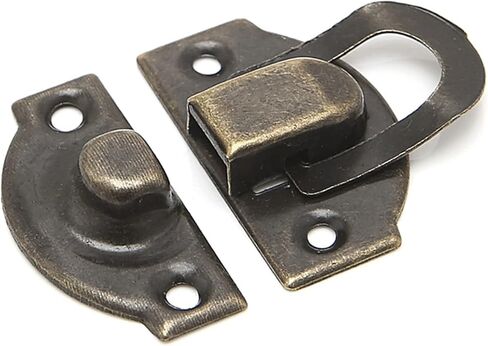 Latch Lock Box Latch Clasps Antique Iron Jewelry Box Padlock Hasp Locked Wooden Wine Gift Box Handbag Buckle Hardware Accessories in Saudi Arabia