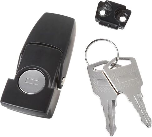 Latch Lock Cabinet Black Coated Metal Hasp Latch DK604 Security Toggle Lock with Two Keys in Saudi Arabia