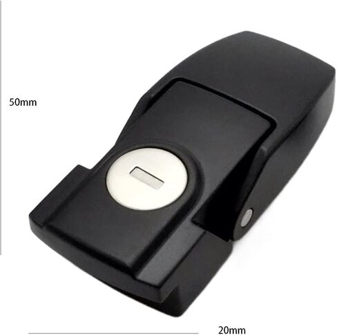 Latch Lock Cabinet Black Coated Metal Hasp Latch DK604 Security Toggle Lock with Two Keys in Saudi Arabia
