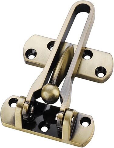 Chain Lock Household Anti-Theft Door Bolt, Door Buckle, Stainless Steel Safety Chain, Dormitory and Hotel Anti-Lock.(Yellow) in Saudi Arabia