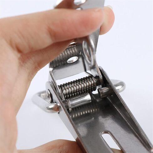 مزلاج قفل صناديق خزانة الربيع تحميل مزلاج الصيد تبديل غلق بمشبك معتدل الصلب غلق بمشبك لانزلاق الباب بسيط أجهزة النافذة أداة صندوق القفل in Kuwait