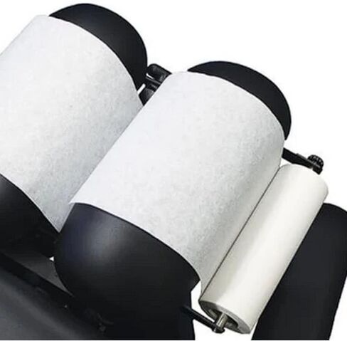 Chirolux Face Paper – Absorbent Disposable Face Cradle Smooth Surface Paper Rolls for Medical & Chiropractic Tables, 8.5" x 125' (25 Rolls) in Saudi Arabia