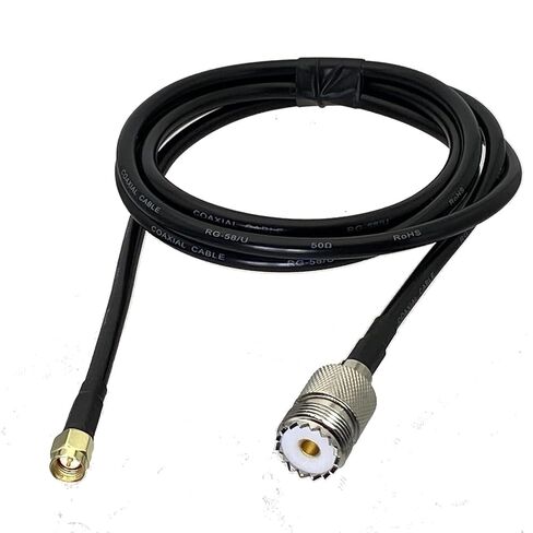 RG58 UHF SO239 Female Jack to SMA Male Plugs Connector Coaxial Jumper Pigtail Cable 1Pcs(6M) in Saudi Arabia