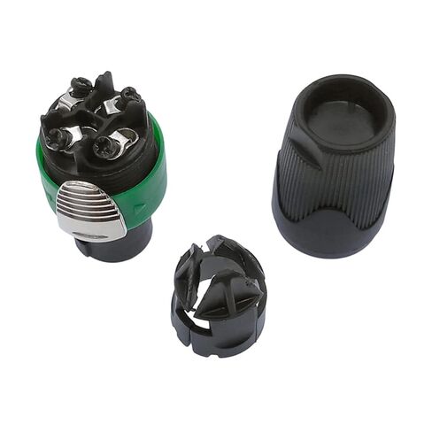 4 Pole Plug Speaker Connector Male Professional Audio Power Plug 1Pcs(Blue) in Saudi Arabia