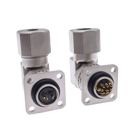 Servo Motor Connector CM10 10pin Angle Straight 2 Core Servo Encoder Socket DDK Metal Connectors 1Pcs(Straight 10Pin) in Saudi Arabia