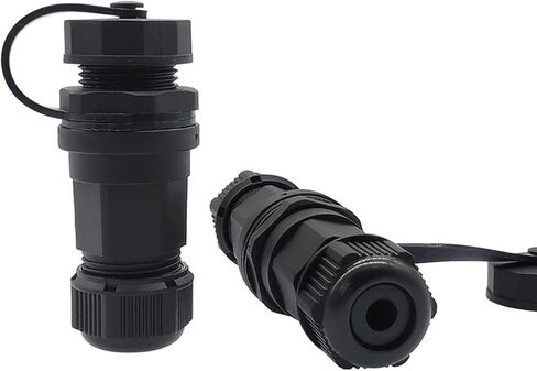 RJ45 موصل CAT5 CAT6 لوحة مقابس جبل M21 موصل صناعي IP67 1 قطعة (الجوز الخلفي) in Kuwait