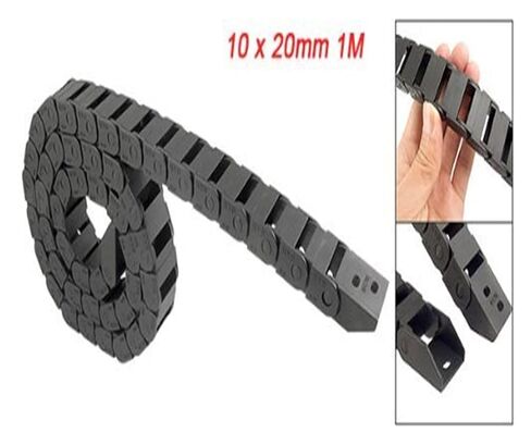 Chain Cables 10 x 20mm 1M Open On Both Side Plastic Towline Cable Drag Chain in Saudi Arabia