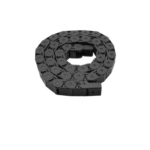 1M Semi Enclosed Plastic Cable Drag Chain R28/38 Internal Size 15mm x 15mm Machines Electronics Robotics in Saudi Arabia