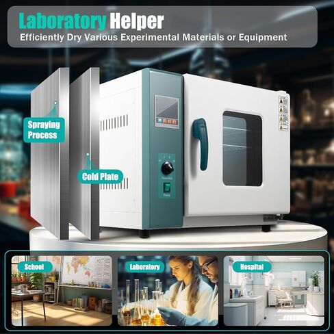 45L Lab Oven - 1000W Digital Drying Oven, 10-300℃ Temperature Control, Forced Air Convection, Scientific Incubator, 12 Gal Laboratory Equipment, 110V in Kuwait