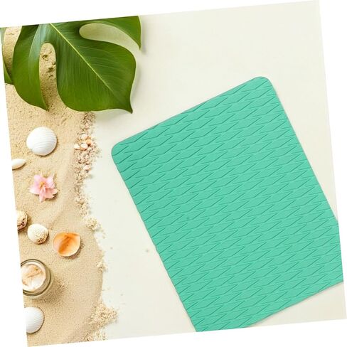 Abaodam Inflatable Kayak Seat Cushion Pad Lightweight EVA Non-Slip Boat Seat for Kayaking Drifting and Fishing Green 76 * 41cm Comfortable Outdoor Accessory Set in Saudi Arabia