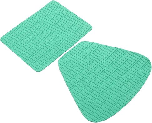 هيموتون نفخ مقعد الكاياك الخلفي دعم إيفا المضادة للانزلاق وسادة وسادة للتجديف والتجديف 76 × 41 سم مجموعة كاملة باللون الأخضر الفاتح للأنشطة المائية في الهواء الطلق in Kuwait