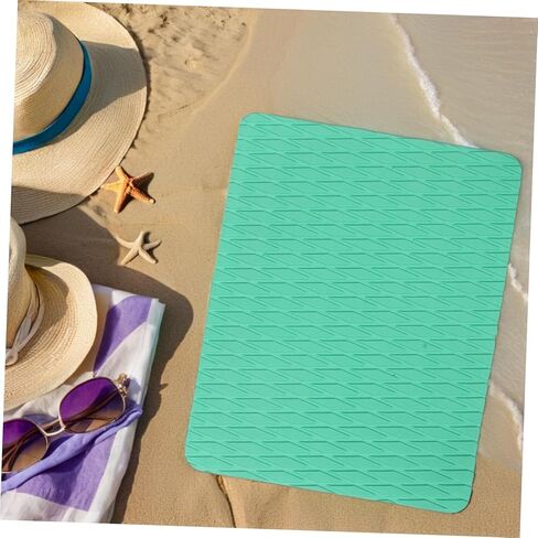 هيموتون نفخ مقعد الكاياك الخلفي دعم إيفا المضادة للانزلاق وسادة وسادة للتجديف والتجديف 76 × 41 سم مجموعة كاملة باللون الأخضر الفاتح للأنشطة المائية في الهواء الطلق in Kuwait