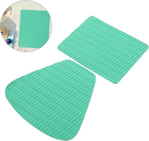 هيموتون نفخ مقعد الكاياك الخلفي دعم إيفا المضادة للانزلاق وسادة وسادة للتجديف والتجديف 76 × 41 سم مجموعة كاملة باللون الأخضر الفاتح للأنشطة المائية في الهواء الطلق in Kuwait