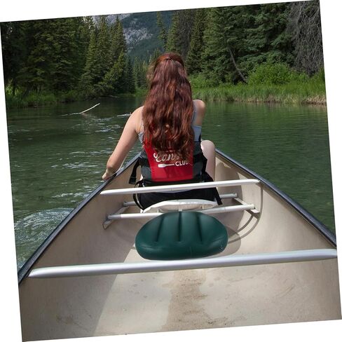 HANABASS Thick Inflatable Boat Seat Cushion Backrest PVC Foldable Kayak Pad for Fishing Canoeing and Camping Portable Seat Cushion for Rafting and Boating in Saudi Arabia