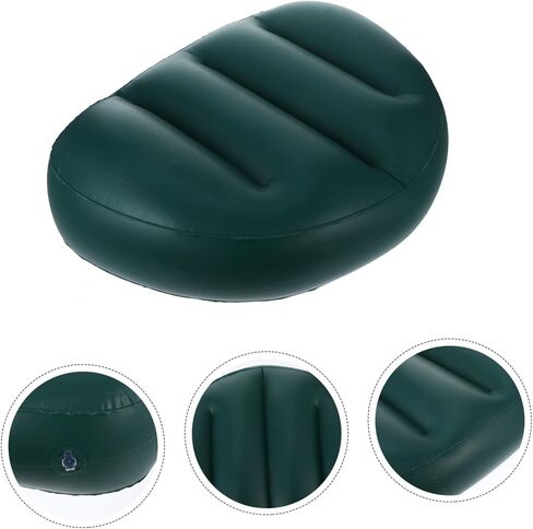 HANABASS Thick Inflatable Boat Seat Cushion Backrest PVC Foldable Kayak Pad for Fishing Canoeing and Camping Portable Seat Cushion for Rafting and Boating in Saudi Arabia