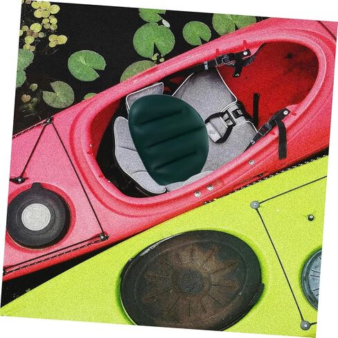 HANABASS Thick Inflatable Boat Seat Cushion Backrest PVC Foldable Kayak Pad for Fishing Canoeing and Camping Portable Seat Cushion for Rafting and Boating in Saudi Arabia