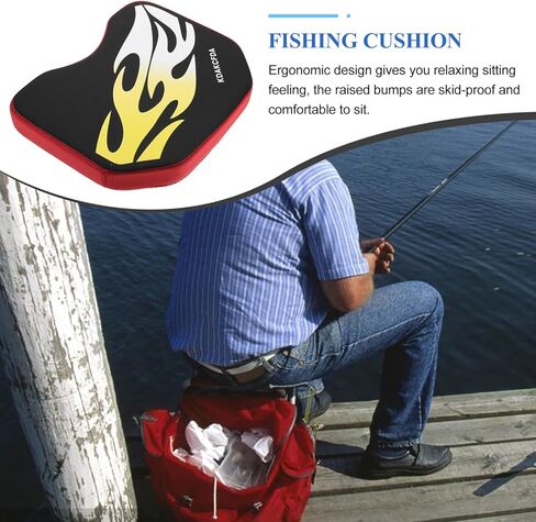 TOYANDONA Suction Cup Fishing Seat Pad High Elasticity Outdoor Fishing Cushion for Boats Water-Resistant and Comfortable in Saudi Arabia