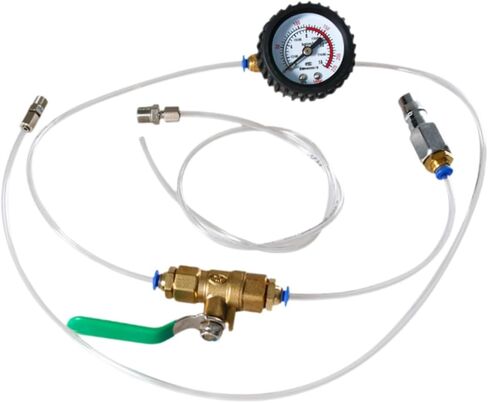 Car Air Shocks Absorber Test Tool Hose Line Professional Automotive Repair Tool with Pressure Gauge, Lightweight Sturdy in Saudi Arabia