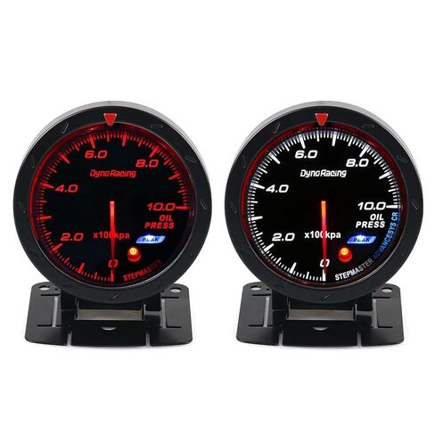 60MM auto Car Oil Pressure Gauge 0-10 BAR Red & White Lighting Meter with Sensor in Saudi Arabia