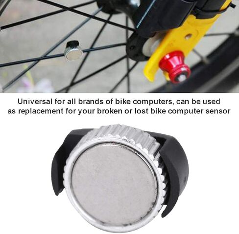 Universal Computer Magnetic Sensor - Odometer Magnet - Efficient Cycling Accessory - Black in Saudi Arabia