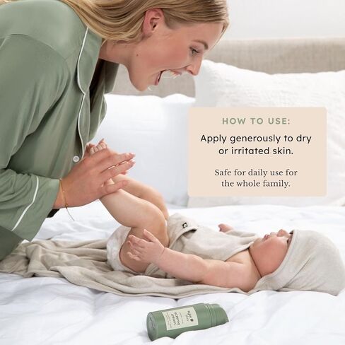 KYTE BABY - Kyte Skin Eczema Cream – Fragrance - Free Moisturizer for Sensitive, Dry Skin – with Colloidal Oatmeal, Aloe & Shea Butter, Hypoallergenic, Pediatrician Tested (4 Fl Oz) in Saudi Arabia