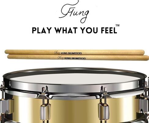 Timbale Drumsticks 1/2-Inch Hickory, 8 Pairs (16 Sticks), 16-Inch Durable for Salsa & Latin Percussion in Kuwait