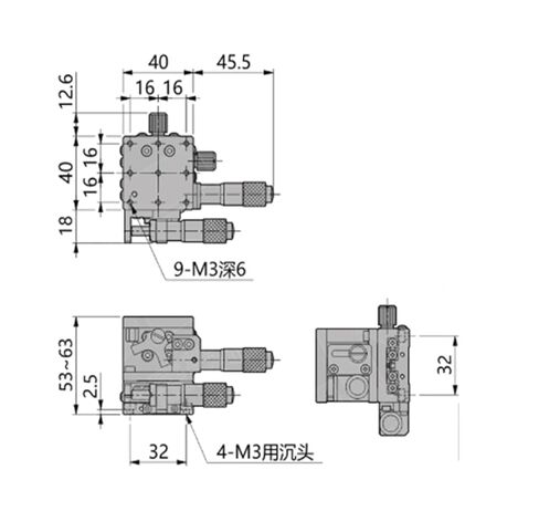 XZ-Axis Displacement Stage LE 40-L in Saudi Arabia
