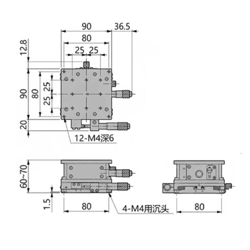 XZ-Axis Displacement Stage LE90-L in Saudi Arabia