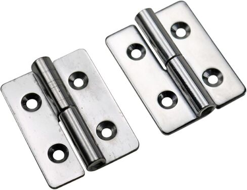 1.5 Inch Removable 304 Stainless Steel Hinge Industrial Electrical Equipment Cabinet Box Door 1Pcs(Right) in Saudi Arabia