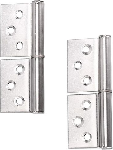 3 Inch Silver Tone Stainless Steel 360 Degree Rotating Window Door Flag Hinge 2Pcs in Saudi Arabia