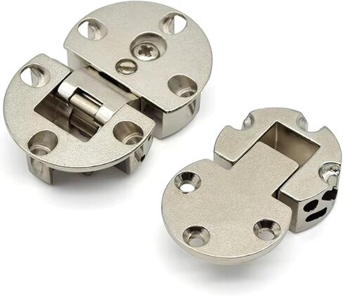 Folding Flip Top Tray Hinge 90 Degree Table Sewing Machine Round Edge 1Pcs ﻿(Large) in Saudi Arabia