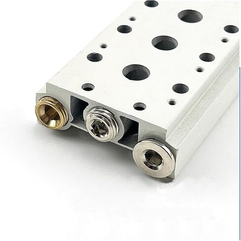 Brass Pipe Hex Head End Cap Male Thread 1/8-1/2 Inch 8-Pack(Male Plug,2 PCS-1/8") in Saudi Arabia