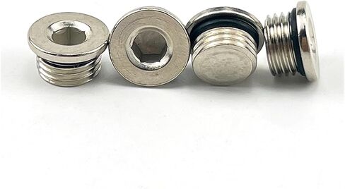 Brass Pipe Hex Head End Cap Male Thread 1/8-1/2 Inch 8-Pack(Male Plug,2 PCS-1/8") in Saudi Arabia