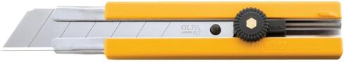 OLFA 25mm Extra Heavy-Duty Utility Knife (H-1) - Multi-Purpose Custom Cutting Depth Utility Knife w/Anti Slip Grip & Snap-Off Blade, Replacement Blades: Any OLFA 25mm Blade in Saudi Arabia