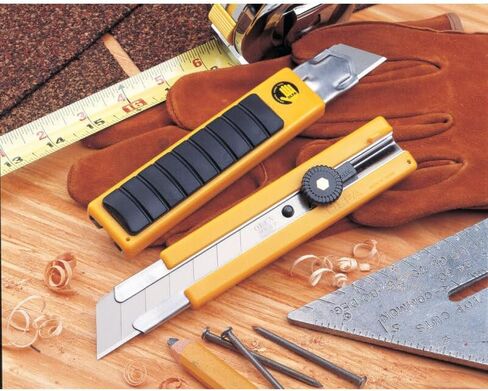 OLFA 25mm Extra Heavy-Duty Utility Knife (H-1) - Multi-Purpose Custom Cutting Depth Utility Knife w/Anti Slip Grip & Snap-Off Blade, Replacement Blades: Any OLFA 25mm Blade in Saudi Arabia