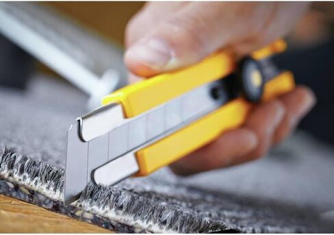 OLFA 25mm Extra Heavy-Duty Utility Knife (H-1) - Multi-Purpose Custom Cutting Depth Utility Knife w/Anti Slip Grip & Snap-Off Blade, Replacement Blades: Any OLFA 25mm Blade in Saudi Arabia