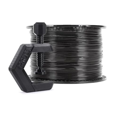 طابعة Prusament ثلاثية الأبعاد Premium Filament PETG Jet Black 1.75 مم - بكرة 2 كجم - دقة عالية ± 0.02 مم - سلسلة منخفضة - طبقة قوية - لا تشابك - مثالية للمبتدئين والمحترفين in Kuwait