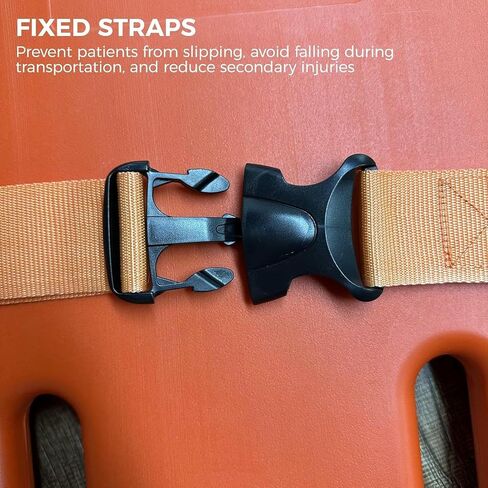 Foldable Spine Board Stretcher - Emergency Rescue Backboard for Patient Transport, Water-Resistant Floating Stretcher, Portable EMT Immobilization for Ambulance Use in Saudi Arabia