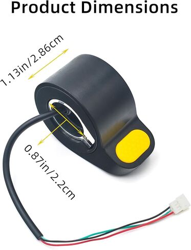 مسرع خنق الإبهام لـ Ninebot Max G30، استبدال خنق السكوتر الكهربائي مع مسرع سرعة الإصبع، قطع غيار ملحقات Ninebot لـ G30، خنق سكوتر غير قابل للانزلاق in Kuwait