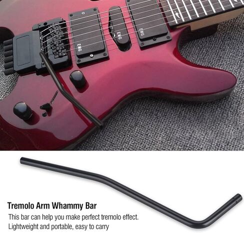 1PCS Guitar Tremolo Arm, 6mm/0.24in Direct Insertion Tremolo Arm Whammy Bar Accessory, Suitable for Electric Guitar in Saudi Arabia