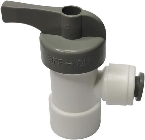 3/4" Female Thread to 1/4" push to connect RO Water Storage Tank Ball Valve 2-Pack,Food Grade Material. in Saudi Arabia