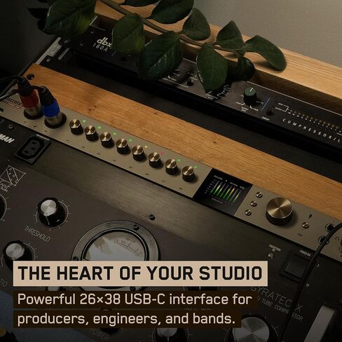 Antelope Audio Discrete 8 Oryx - واجهة صوت USB احترافية ذات 8 قنوات مع مضخمات ميكروفون من الفئة A، وDSP FX منخفض زمن الاستجابة، وI/O على مدار الساعة، ومضخم صوت و4 مخارج لسماعات الرأس - واجهة موسيقى الاستوديو لأجهزة Mac والكمبيوتر الشخصي in Kuwait