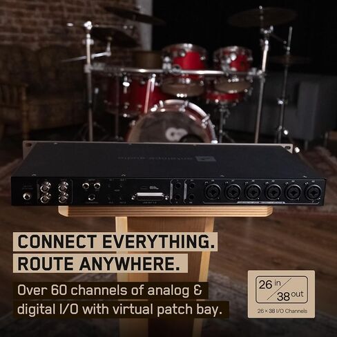 Antelope Audio Discrete 8 Oryx - واجهة صوت USB احترافية ذات 8 قنوات مع مضخمات ميكروفون من الفئة A، وDSP FX منخفض زمن الاستجابة، وI/O على مدار الساعة، ومضخم صوت و4 مخارج لسماعات الرأس - واجهة موسيقى الاستوديو لأجهزة Mac والكمبيوتر الشخصي in Kuwait