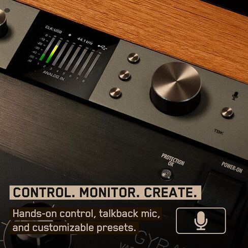 Antelope Audio Discrete 8 Oryx - واجهة صوت USB احترافية ذات 8 قنوات مع مضخمات ميكروفون من الفئة A، وDSP FX منخفض زمن الاستجابة، وI/O على مدار الساعة، ومضخم صوت و4 مخارج لسماعات الرأس - واجهة موسيقى الاستوديو لأجهزة Mac والكمبيوتر الشخصي in Kuwait