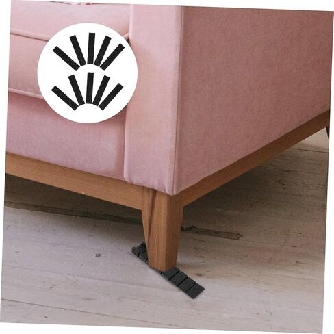 Zerodeko 40Pcs Furniture Leveling Shims Shims for Uneven Floors Easy to Install Non Slip Furniture Levelers Slip Design for Secure Placement in Saudi Arabia