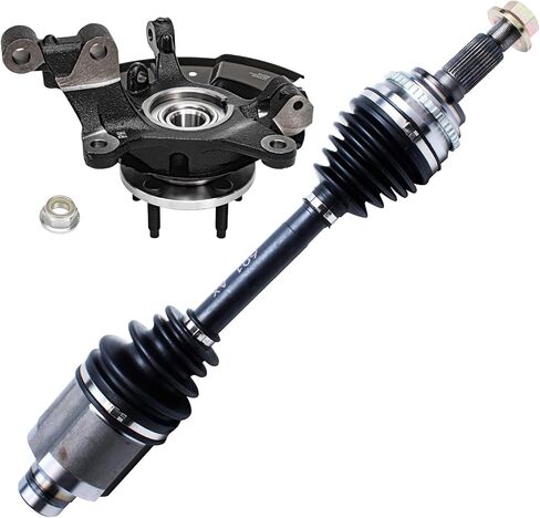 Detroit Axle-AWD 2PC محاور السيرة الذاتية الأمامية لعام 2011-2022 دودج دورانجو 2011-2021 Jeep Grand Cherokee ، CV Axlems Sheafts Assembly 2012 2014 2015 2015 2017 2018 2019 2020 استبدال in Kuwait