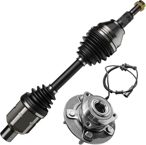 Detroit Axle-AWD 2PC محاور السيرة الذاتية الأمامية لعام 2011-2022 دودج دورانجو 2011-2021 Jeep Grand Cherokee ، CV Axlems Sheafts Assembly 2012 2014 2015 2015 2017 2018 2019 2020 استبدال in Kuwait