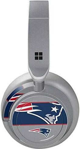 Skinit Decal Audio Skin Compatible with Surface Headphones - Officially Licensed NFL New England Patriots Zone Block Design in Saudi Arabia